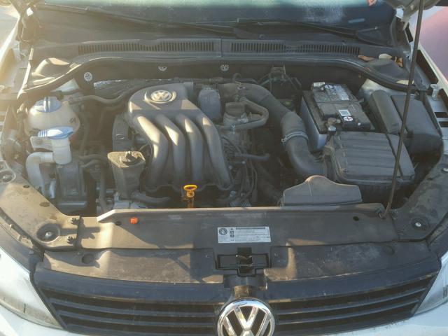 3VW2K7AJXCM347210 - 2012 VOLKSWAGEN JETTA BASE SILVER photo 7