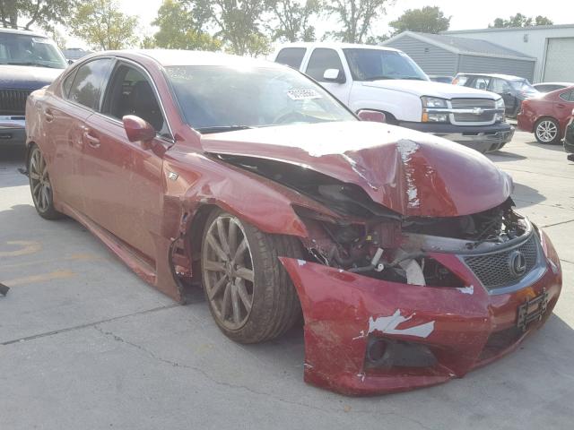 JTHBP262885002696 - 2008 LEXUS IS-F RED photo 1