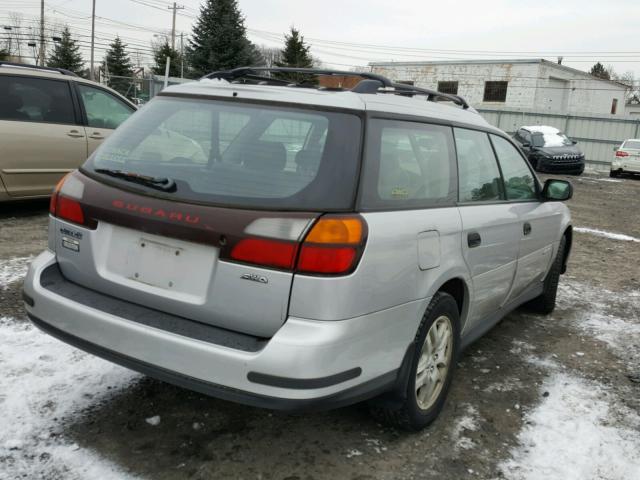 4S3BH675047635545 - 2004 SUBARU LEGACY OUT SILVER photo 4