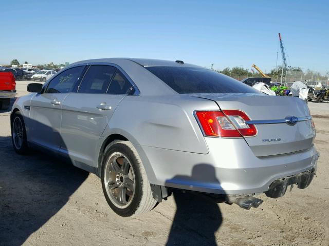 1FAHP2FW1BG147210 - 2011 FORD TAURUS LIM SILVER photo 3