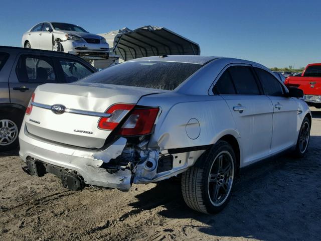 1FAHP2FW1BG147210 - 2011 FORD TAURUS LIM SILVER photo 4