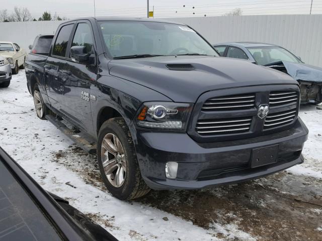 1C6RR7UT4HS511518 - 2017 RAM 1500 SPORT BLUE photo 1