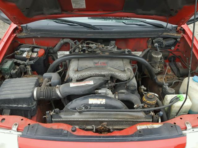 2S3TD62V446104065 - 2004 SUZUKI VITARA LX RED photo 7