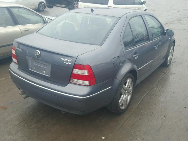 3VWSE69M94M139272 - 2004 VOLKSWAGEN JETTA GLS GRAY photo 4