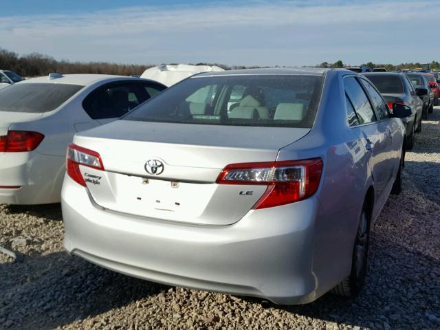 4T1BF1FKXEU417787 - 2014 TOYOTA CAMRY L SILVER photo 4