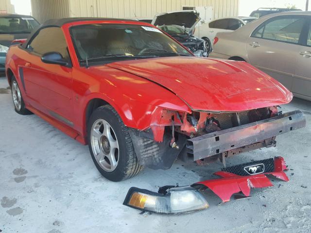 1FAFP44403F435392 - 2003 FORD MUSTANG RED photo 1