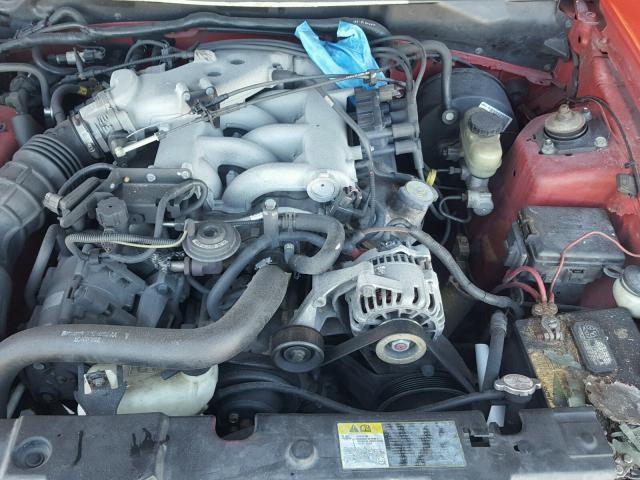 1FAFP44403F435392 - 2003 FORD MUSTANG RED photo 7