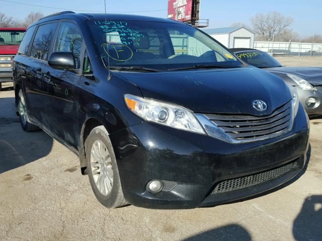 5TDYK3DC4DS334084 - 2013 TOYOTA SIENNA XLE BLACK photo 1