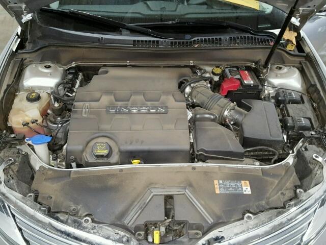 3LN6L2JK8DR814833 - 2013 LINCOLN MKZ SILVER photo 7