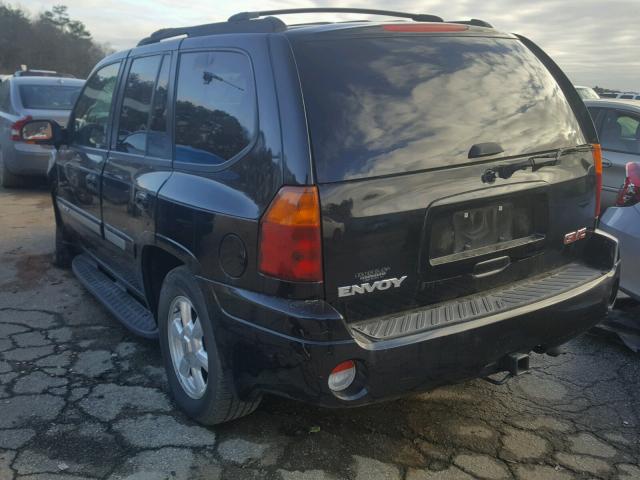 1GKDT13S532363743 - 2003 GMC ENVOY BLACK photo 3