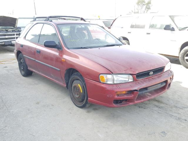 JF1GF4356YH807380 - 2000 SUBARU IMPREZA L RED photo 1