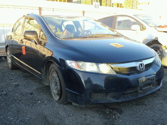 2HGFA1F5XBH301133 - 2011 HONDA CIVIC LX BLACK photo 1