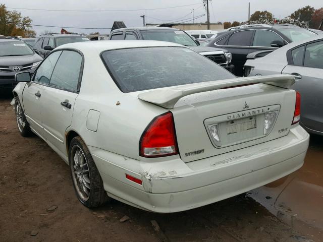 6MMAP87P42T018302 - 2002 MITSUBISHI DIAMANTE V WHITE photo 3