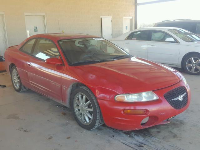 4C3AU52N8XE072188 - 1999 CHRYSLER SEBRING LX RED photo 1