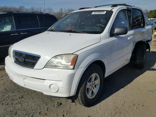 KNDJD733435177567 - 2003 KIA SORENTO EX WHITE photo 2