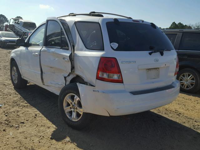 KNDJD733435177567 - 2003 KIA SORENTO EX WHITE photo 3