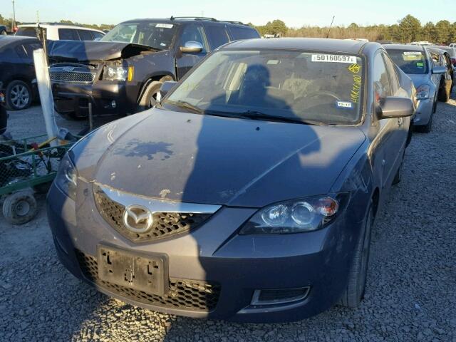 JM1BK12FX81812504 - 2008 MAZDA 3 I GRAY photo 2