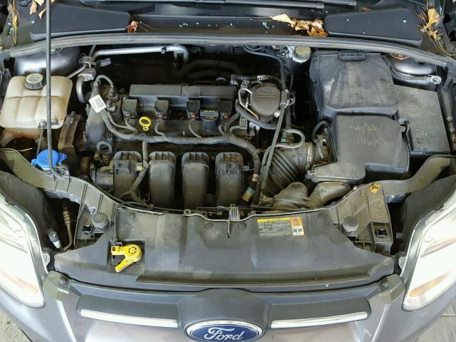 1FADP3F21DL203027 - 2013 FORD FOCUS SE GRAY photo 7