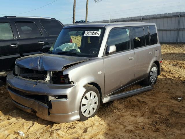 JTLKT324464038421 - 2006 TOYOTA SCION XB Plata foto 2