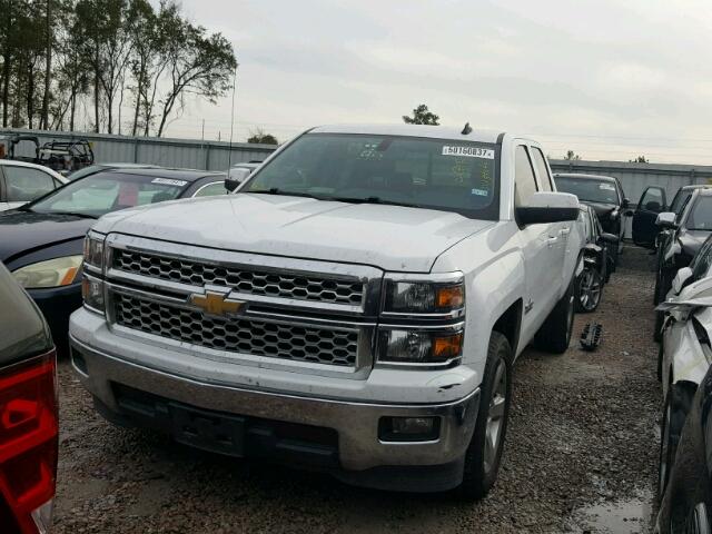 1GCRCREH8EZ396859 - 2014 CHEVROLET SILVERADO WHITE photo 2