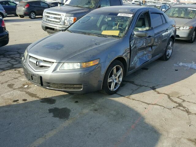 19UUA66204A059769 - 2004 ACURA TL CHARCOAL photo 2