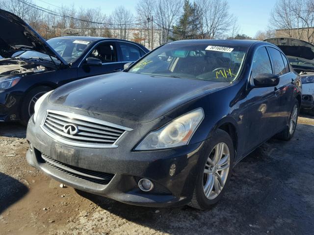 JN1CV6AR1AM451157 - 2010 INFINITI G37 BLACK photo 2