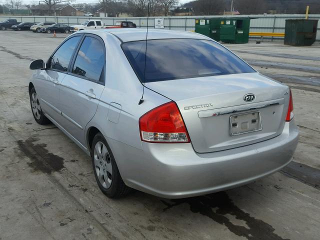 KNAFE221395664836 - 2009 KIA SPECTRA EX SILVER photo 3