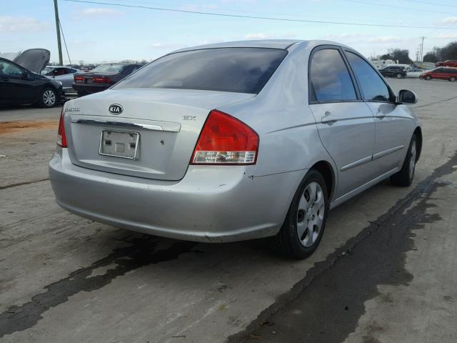 KNAFE221395664836 - 2009 KIA SPECTRA EX SILVER photo 4