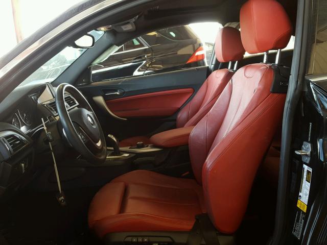 WBA1F9C53GV544288 - 2016 BMW 228 I BLACK photo 5