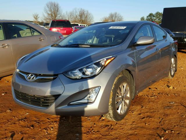 KMHDH4AE9GU479934 - 2016 HYUNDAI ELANTRA SE GRAY photo 2