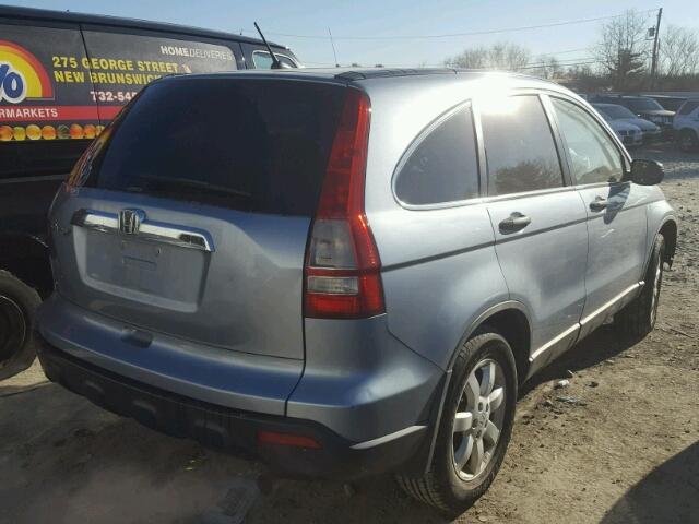 5J6RE48518L045775 - 2008 HONDA CR-V EX SILVER photo 4