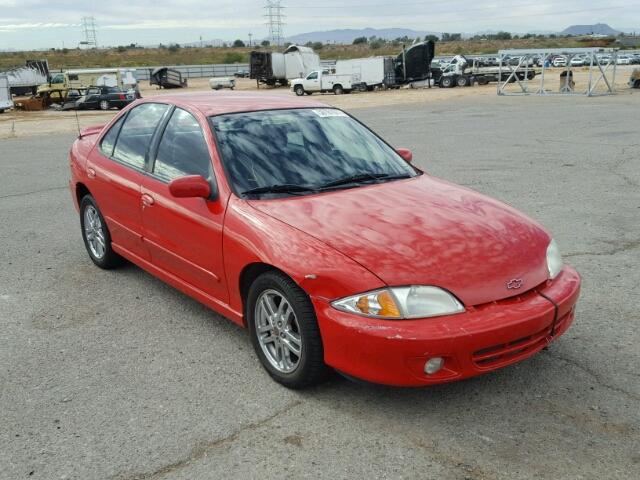 1G1JH52FX27443383 - 2002 CHEVROLET CAVALIER L RED photo 1