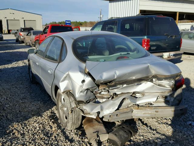 1FAFP53UXXG108456 - 1999 FORD TAURUS SE SILVER photo 3