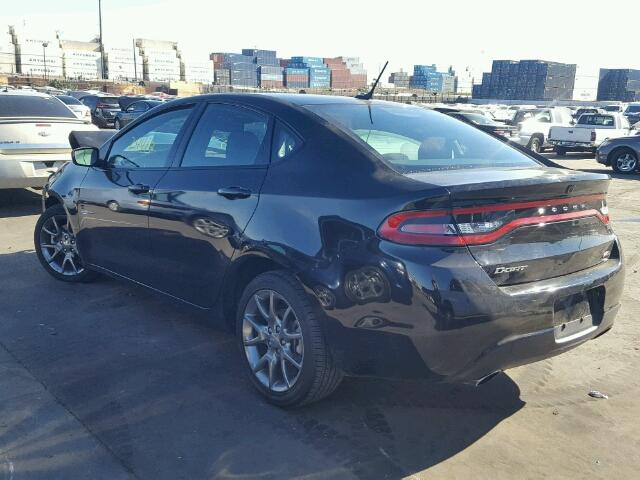 1C3CDFBB3ED823593 - 2014 DODGE DART SXT BLACK photo 3