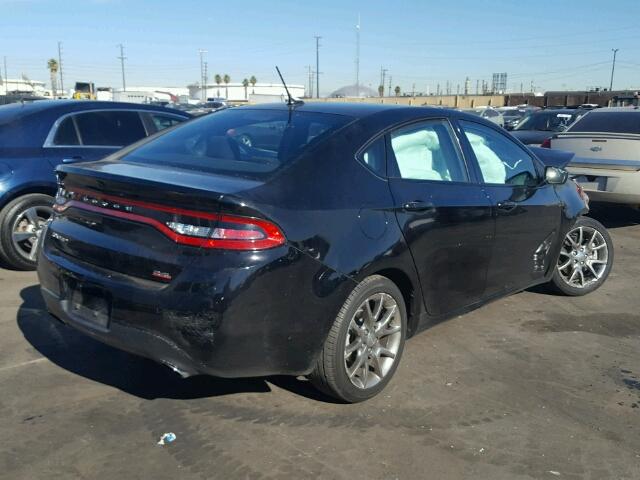 1C3CDFBB3ED823593 - 2014 DODGE DART SXT BLACK photo 4