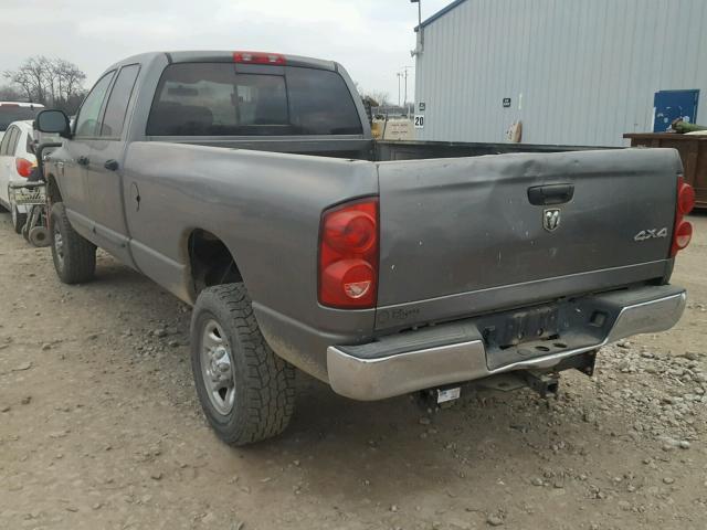 3D7KS28A57G770105 - 2007 DODGE RAM 2500 S SILVER photo 3