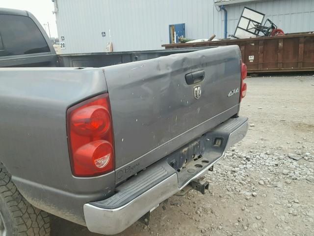 3D7KS28A57G770105 - 2007 DODGE RAM 2500 S SILVER photo 9