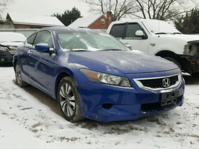 1HGCS12858A011597 - 2008 HONDA ACCORD EXL BLUE photo 1