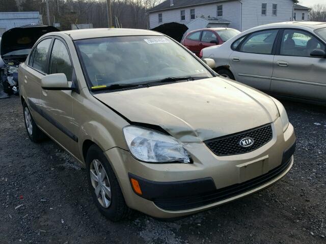 KNADE123866064189 - 2006 KIA RIO GOLD photo 1