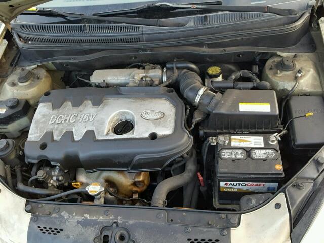 KNADE123866064189 - 2006 KIA RIO GOLD photo 7