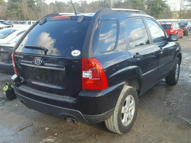 KNDKGCA40A7719460 - 2010 KIA SPORTAGE L BLACK photo 4