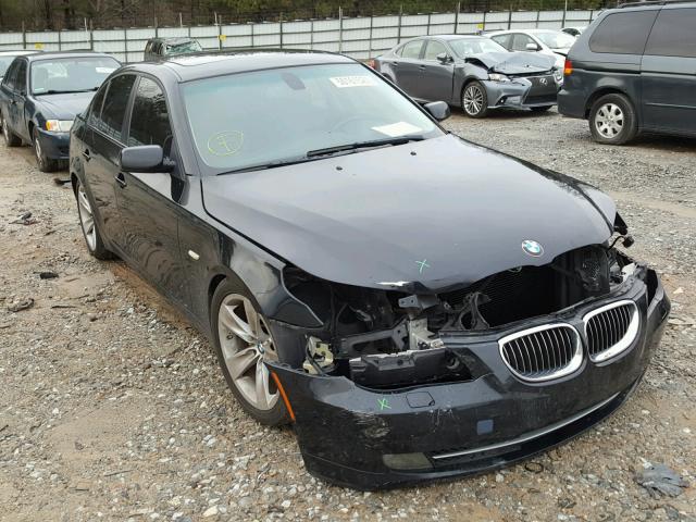 WBANU53538CT11198 - 2008 BMW 528 I BLACK photo 1