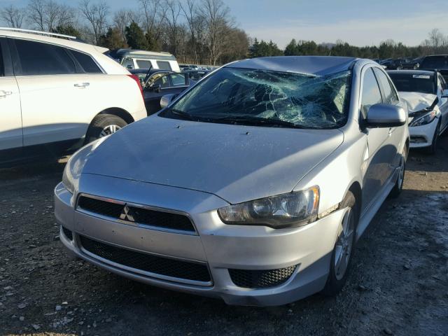 JA32V2FW6DU001233 - 2013 MITSUBISHI LANCER SE SILVER photo 2