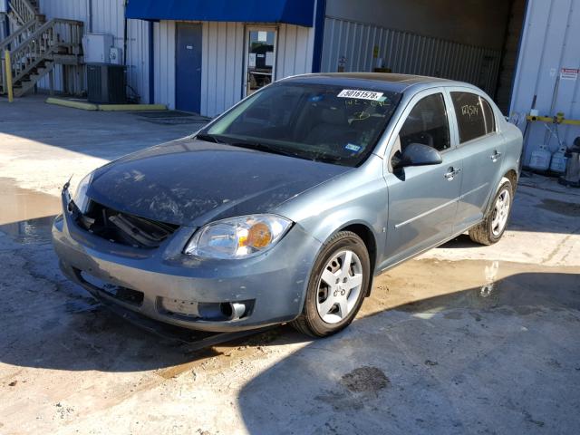 1G1AZ55F867864193 - 2006 CHEVROLET COBALT LTZ BLUE photo 2