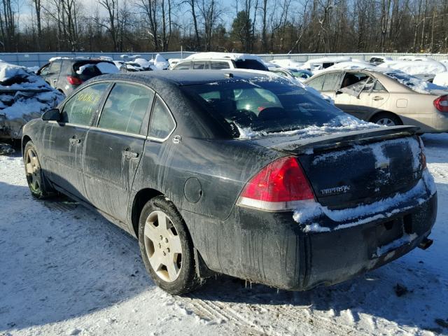 2G1WD58C669431850 - 2006 CHEVROLET IMPALA SUP BLACK photo 3