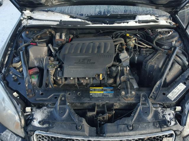 2G1WD58C669431850 - 2006 CHEVROLET IMPALA SUP BLACK photo 7