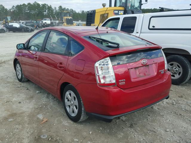 JTDKB20U493512356 - 2009 TOYOTA PRIUS BURGUNDY photo 3