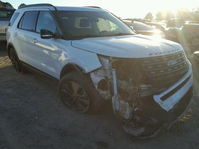 1FM5K8D8XHGD78565 - 2017 FORD EXPLORER X WHITE photo 1