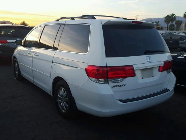 5FNRL38738B409222 - 2008 HONDA ODYSSEY EX WHITE photo 3