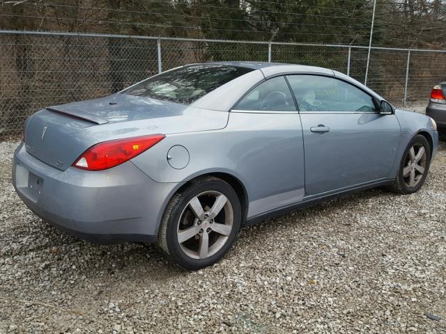 1G2ZH36N274161638 - 2007 PONTIAC G6 GT BLUE photo 4